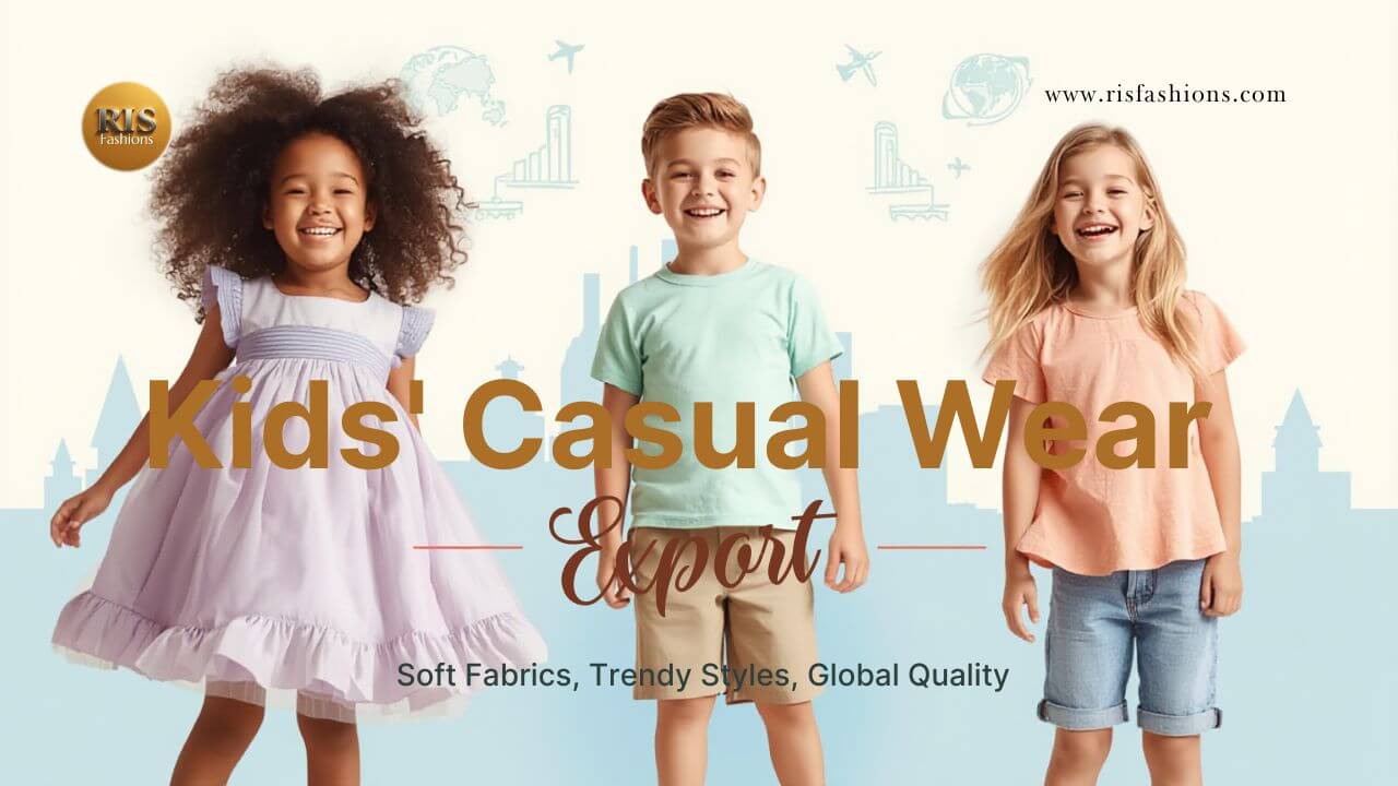 Stylish Kids Casual Wear Manufacturing & Export